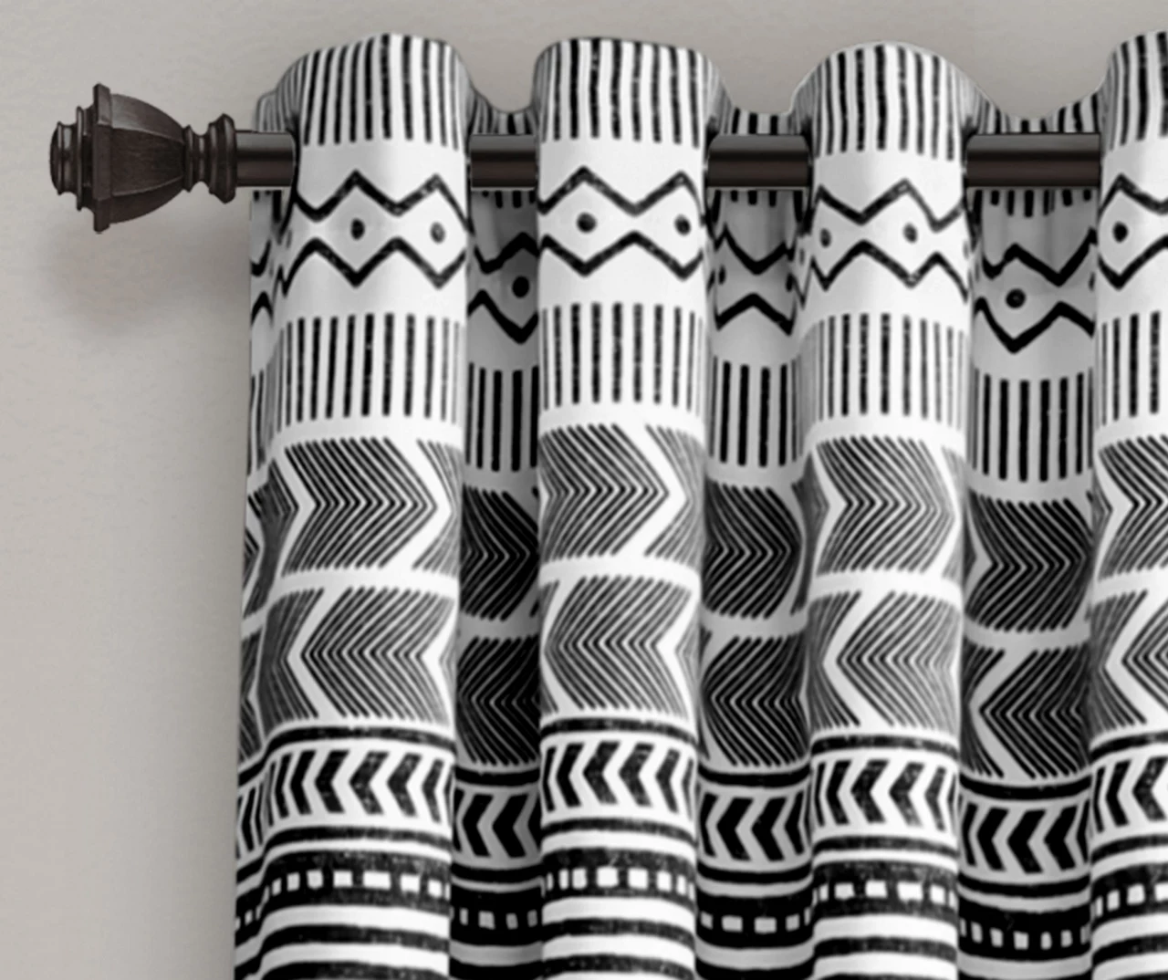 Hygge Geo Room-Darkening Grommet Curtain Panel Pair, (84") 12 Hygge Geo Room-Darkening Grommet Curtain Panel Pair, (84") - Image 10