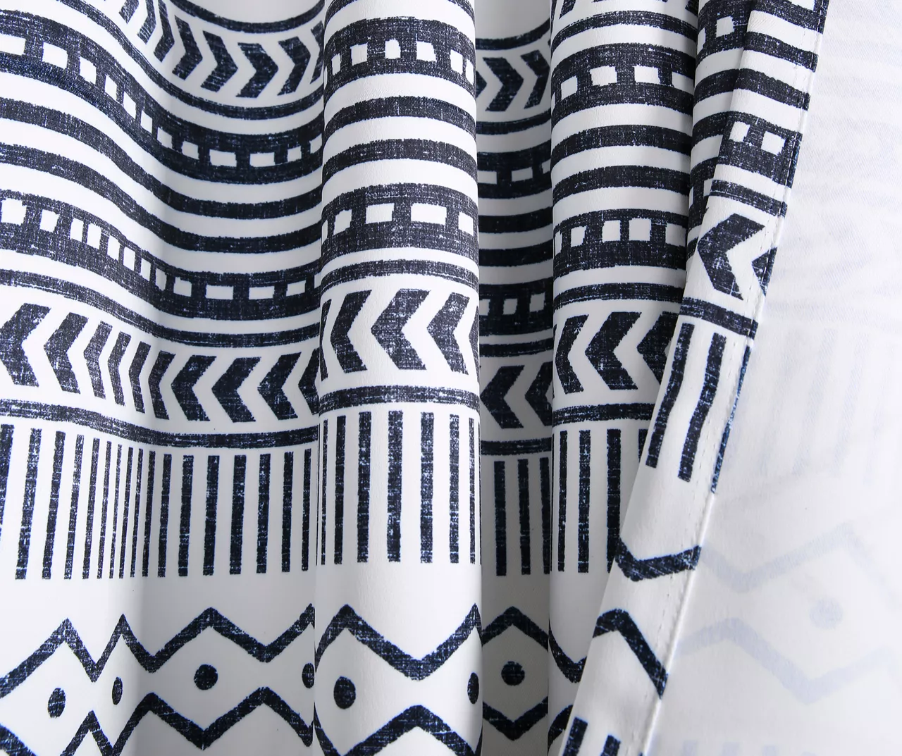 Hygge Geo Room-Darkening Grommet Curtain Panel Pair, (84") 8 Hygge Geo Room-Darkening Grommet Curtain Panel Pair, (84") - Image 6