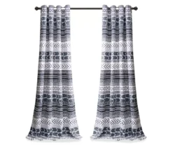 Hygge Geo Room-Darkening Grommet Curtain Panel Pair, (84") 26 Hygge Geo Room-Darkening Grommet Curtain Panel Pair, (84") -DHP Sales Store 810468375 7