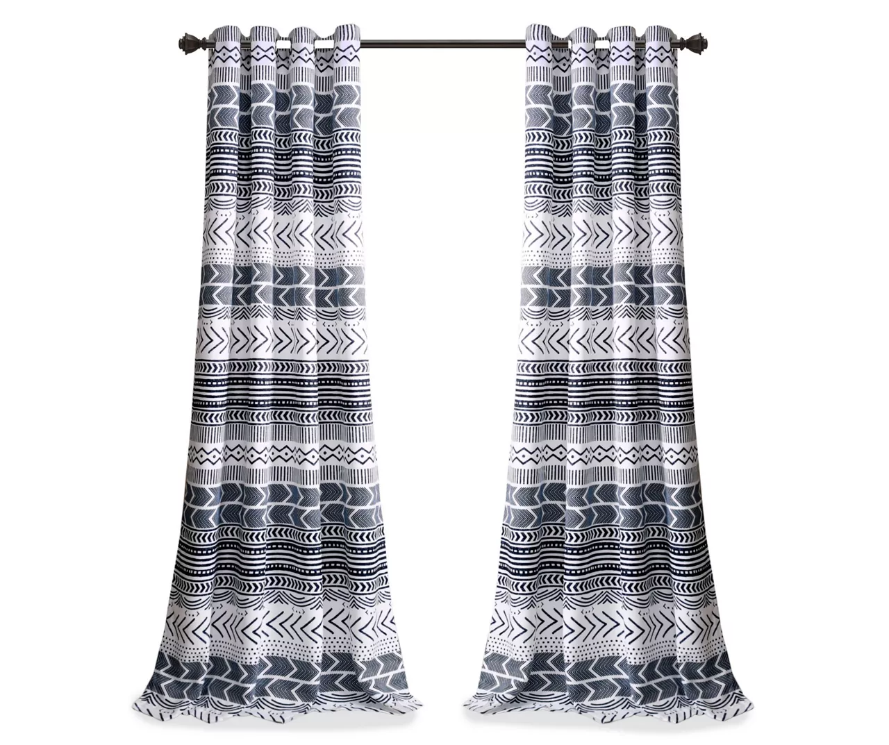 Hygge Geo Room-Darkening Grommet Curtain Panel Pair, (84") 11 Hygge Geo Room-Darkening Grommet Curtain Panel Pair, (84") - Image 9