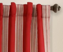 Julia Stripe Room-Darkening Back Tab Curtain Panel Pair, (84") -DHP Sales Store 810468378 1