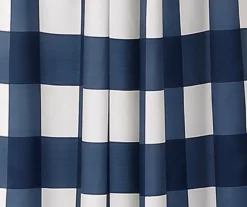 Kelly Checker Room-Darkening Back Tab Curtain Panel Pair, (84") -DHP Sales Store 810468383 2 1