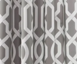 Edward Trellis Gray Room-Darkening Grommet Curtain Panel Pair, (63") 8 Edward Trellis Gray Room-Darkening Grommet Curtain Panel Pair, (63") -DHP Sales Store 810468414 2 1