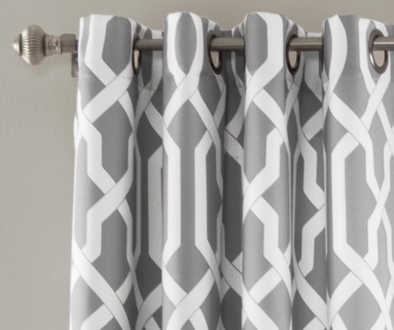 Edward Trellis Room-Darkening Grommet Curtain Panel Pair 22 Edward Trellis Room-Darkening Grommet Curtain Panel Pair - Image 20