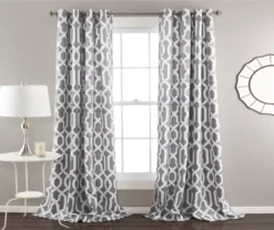 Edward Trellis Room-Darkening Grommet Curtain Panel Pair 24 Edward Trellis Room-Darkening Grommet Curtain Panel Pair -DHP Sales Store 810468415 8