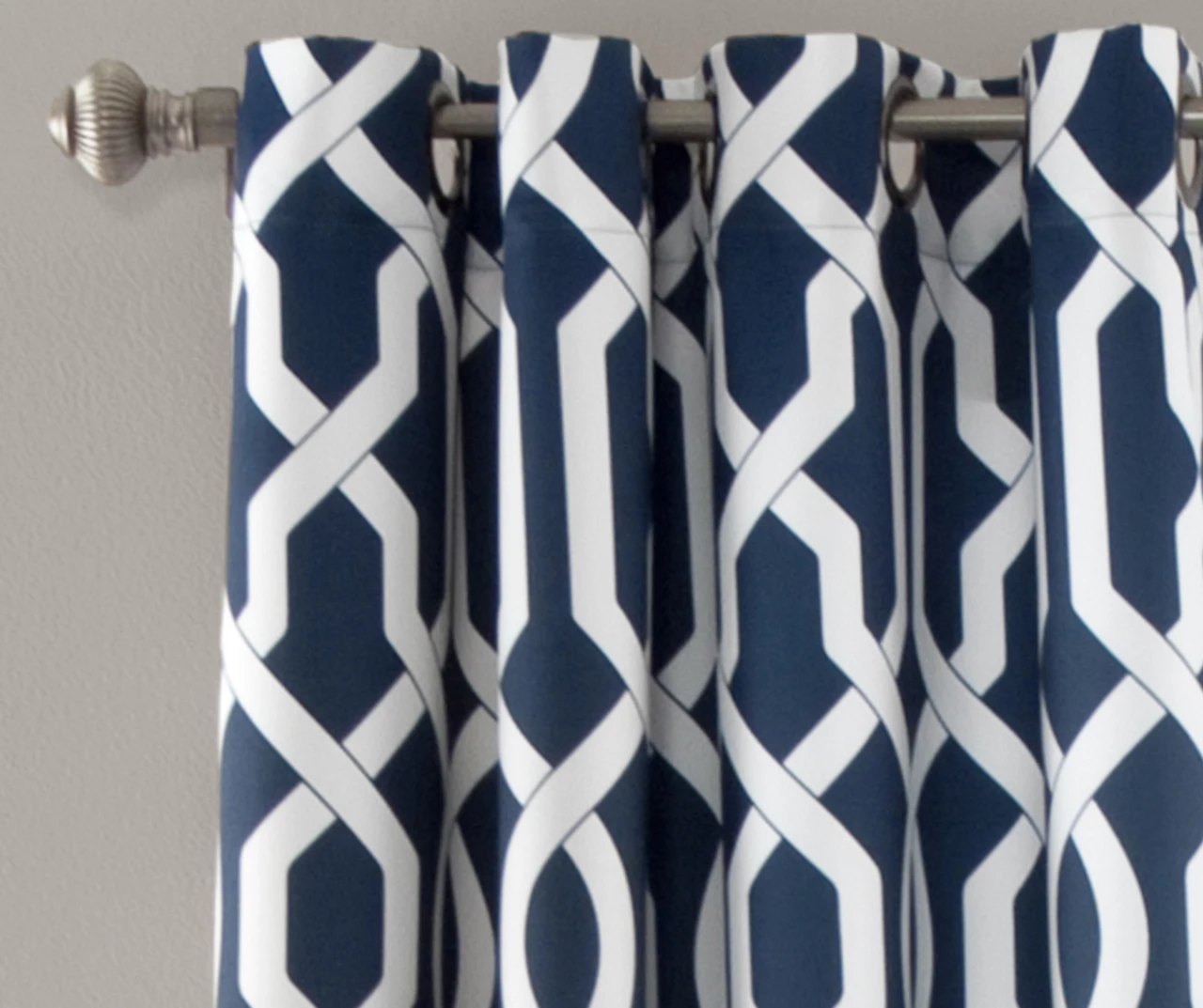 Edward Trellis Room-Darkening Grommet Curtain Panel Pair 15 Edward Trellis Room-Darkening Grommet Curtain Panel Pair - Image 13