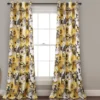 Floral Watercolor Room-Darkening Grommet Curtain Panel Pair, (84") -DHP Sales Store 810468424 4