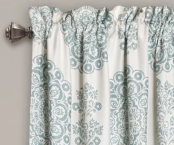 Evelyn Medallion Room-Darkening Rod Pocket Curtain Panel Pair 34 Evelyn Medallion Room-Darkening Rod Pocket Curtain Panel Pair -DHP Sales Store 810468438 1 1