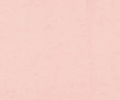 Priya Pink Semi-Sheer Tab Top Curtain Panel, (95") -DHP Sales Store 810474043 3