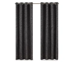 Warren Charcoal Blackout Grommet Curtain Panel, (108") -DHP Sales Store 810474055 4