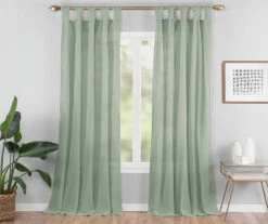 Vue Priya Semi-Sheer Tab Top Curtain Panel -DHP Sales Store 810474066 1