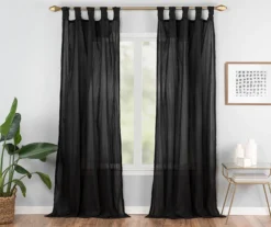Vue Priya Semi-Sheer Tab Top Curtain Panel -DHP Sales Store 810474072 1