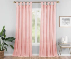 Vue Priya Semi-Sheer Tab Top Curtain Panel -DHP Sales Store 810474125 1