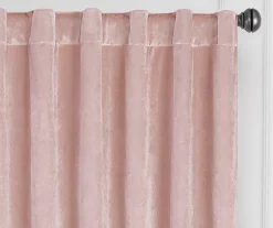 Harper Blush Velvet Blackout Rod Pocket Curtain Panel, (95") 12 Harper Blush Velvet Blackout Rod Pocket Curtain Panel, (95") -DHP Sales Store 810474942 2