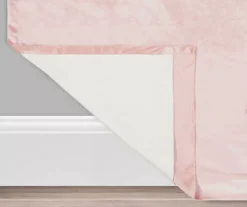 Harper Blush Velvet Blackout Rod Pocket Curtain Panel, (95") 13 Harper Blush Velvet Blackout Rod Pocket Curtain Panel, (95") -DHP Sales Store 810474942 3