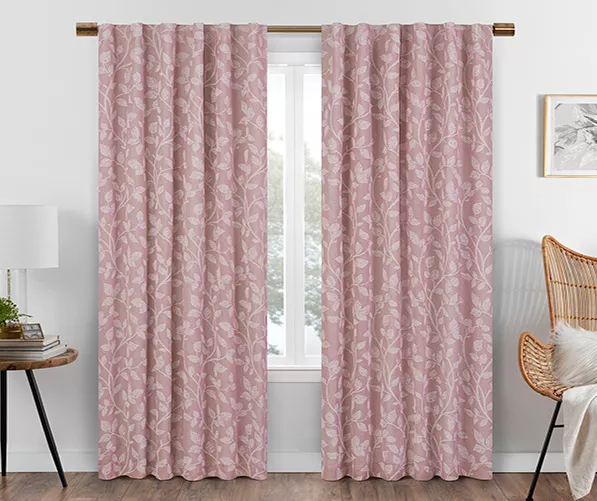 Eclipse Nora Botanical Blackout Rod Pocket Curtain Panel 11 Eclipse Nora Botanical Blackout Rod Pocket Curtain Panel - Image 9