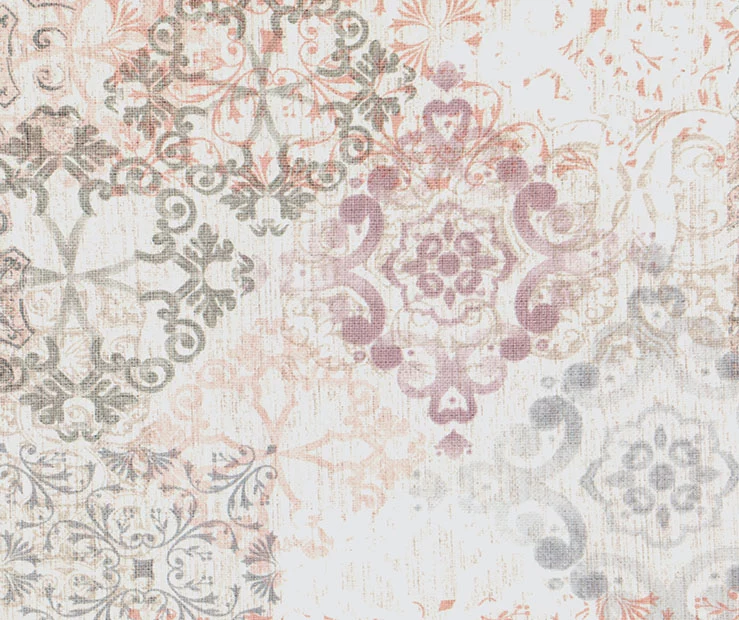 Martina Medallion Rose Blackout Grommet Curtain Panel, (95") 7 Martina Medallion Rose Blackout Grommet Curtain Panel, (95") - Image 5