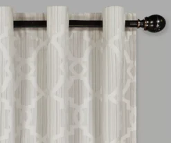 Hazel Geo Mushroom Blackout Grommet Curtain Panel, (95") -DHP Sales Store 810474994 2