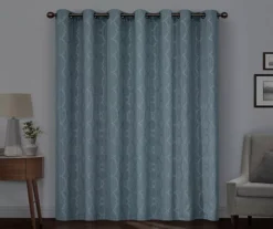 Hazel Geo Harbor Blackout Grommet Curtain Panel, (84") -DHP Sales Store 810474998 6