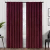 Harper Port Velvet Blackout Rod Pocket Curtain Panel, (108") 1 Harper Port Velvet Blackout Rod Pocket Curtain Panel, (108") -DHP Sales Store 810475001 1