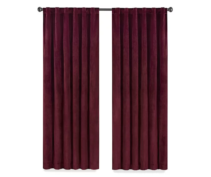 Harper Port Velvet Blackout Rod Pocket Curtain Panel, (108") 6 Harper Port Velvet Blackout Rod Pocket Curtain Panel, (108") - Image 4