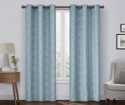 Eclipse Hazel Geo Blackout Grommet Curtain Panel -DHP Sales Store 810475003 1
