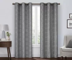 Eclipse Hazel Geo Blackout Grommet Curtain Panel -DHP Sales Store 810475004 1