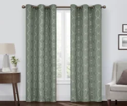 Eclipse Hazel Geo Blackout Grommet Curtain Panel -DHP Sales Store 810475005 1