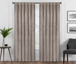 Eclipse Harper Velvet Blackout Rod Pocket Curtain Panel -DHP Sales Store 810475013 1