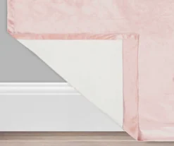 Harper Blush Velvet Blackout Rod Pocket Curtain Panel, (84") -DHP Sales Store 810475014 3