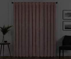 Harper Blush Velvet Blackout Rod Pocket Curtain Panel, (84") -DHP Sales Store 810475014 6