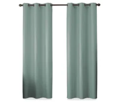 Martina Blue Blackout Grommet Curtain Panel, (108") -DHP Sales Store 810475024 4