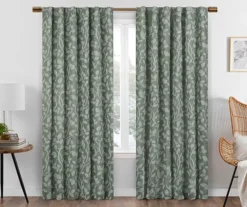 Eclipse Nora Botanical Blackout Rod Pocket Curtain Panel 27 Eclipse Nora Botanical Blackout Rod Pocket Curtain Panel -DHP Sales Store 810475042 1