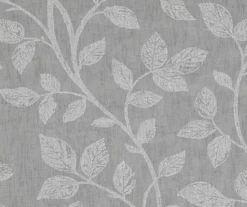 Nora Botanical Gray Blackout Rod Pocket Curtain Panel, (63") 15 Nora Botanical Gray Blackout Rod Pocket Curtain Panel, (63") -DHP Sales Store 810475043 5