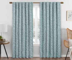 Eclipse Nora Botanical Blackout Rod Pocket Curtain Panel 25 Eclipse Nora Botanical Blackout Rod Pocket Curtain Panel -DHP Sales Store 810475044 1