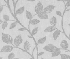 Nora Botanical White Blackout Rod Pocket Curtain Panel, (63") -DHP Sales Store 810475047 5
