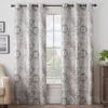 Martina Medallion Taupe Blackout Grommet Curtain Panel, (95") 2 Martina Medallion Taupe Blackout Grommet Curtain Panel, (95") -DHP Sales Store 810475061 1 1