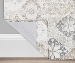 Martina Medallion Taupe Blackout Grommet Curtain Panel, (95") -DHP Sales Store 810475061 3