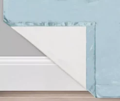 Harper Blue Velvet Blackout Rod Pocket Curtain Panel, (95") 13 Harper Blue Velvet Blackout Rod Pocket Curtain Panel, (95") -DHP Sales Store 810475063 3