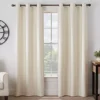 Gabriella Ivory Blackout Grommet Curtain Panel, (63") 1 Gabriella Ivory Blackout Grommet Curtain Panel, (63") -DHP Sales Store 810475068 1 1