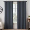 Gabriella Indigo Blackout Grommet Curtain Panel, (63") 1 Gabriella Indigo Blackout Grommet Curtain Panel, (63") -DHP Sales Store 810475069 1 1