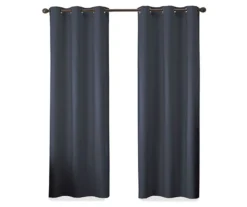 Gabriella Indigo Blackout Grommet Curtain Panel, (63") -DHP Sales Store 810475069 4