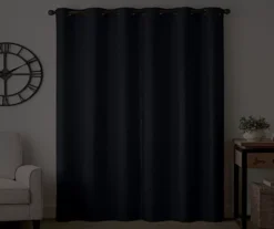 Gabriella Indigo Blackout Grommet Curtain Panel, (63") -DHP Sales Store 810475069 6