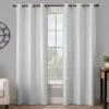 Gabriella Light Gray Blackout Grommet Curtain Panel, (95") -DHP Sales Store 810475071 1