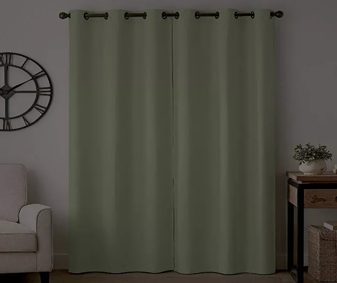 Gabriella Sage Blackout Grommet Curtain Panel, (84") 8 Gabriella Sage Blackout Grommet Curtain Panel, (84") - Image 6