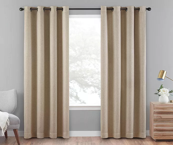 Eclipse Cara Blackout Grommet Curtain Panel 3 Eclipse Cara Blackout Grommet Curtain Panel