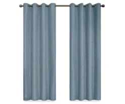 Kira Ocean Blackout Grommet Curtain Panel, (95") -DHP Sales Store 810475103 4