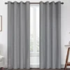 Kira Gray Blackout Grommet Curtain Panel, (84") -DHP Sales Store 810475106 1