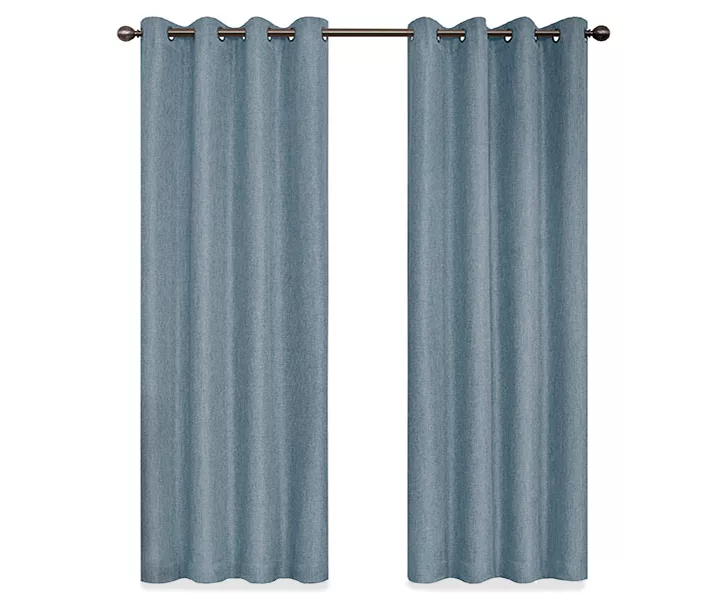 Kira Ocean Blackout Grommet Curtain Panel, (84") 6 Kira Ocean Blackout Grommet Curtain Panel, (84") - Image 4