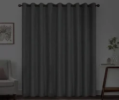 Kira Gray Blackout Grommet Curtain Panel, (108") 16 Kira Gray Blackout Grommet Curtain Panel, (108") -DHP Sales Store 810475122 6